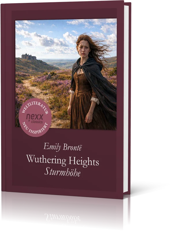 Buchcover des Romans „Wuthering Heights – Sturmhöhe“ von Emily Brontë – nexx verlag