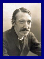Robert Louis Stevenson - mit Rahmen-bl