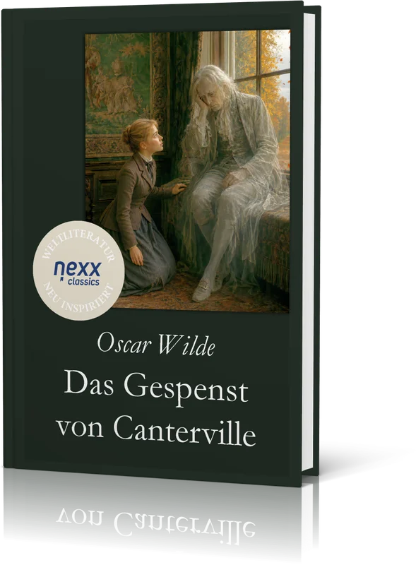 Das Gespenst von Canterville Buchcover der Erzählung „Das Gespenst von Canterville“ von Oscar Wilde – nexx verlag